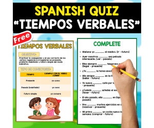 FREE SPANISH TEST | LOS TIEMPOS VERBALES