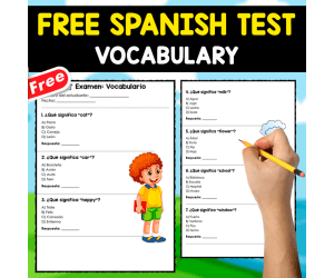 FREE SPANISH TEST OF BASIC VOCABULARY | MEASURE YOUR SPANISH LEVEL