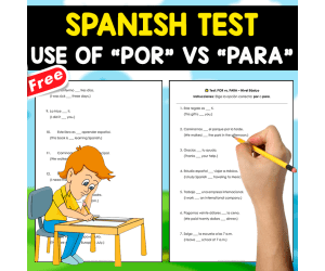 FREE SPANISH TEST | POR Vs PARA