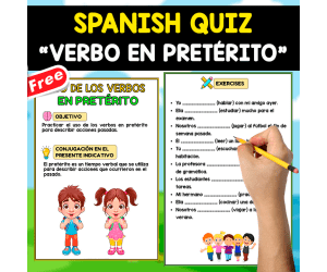 FREE SPANISH TEST | VERBO EN PRETÉRITO