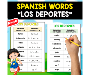 FREE SPANISH TEST | VOCABULARY | LOS DEPORTES