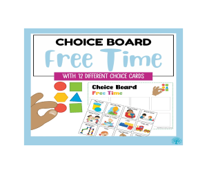 Free Time Choice Board