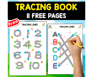 FREE TRACING MINIBOOK | WITH 11 FREE PAGES