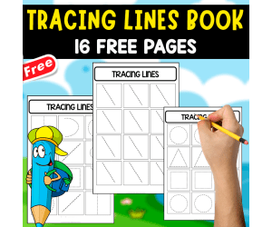 FREE TRACING STROKES BOOK | MORE THAN 10 PAGES