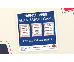 French Aller Expressions Taboo Game - Jeu de Tabou en Français