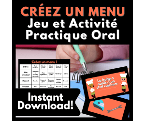 French Chef Game, Problem Solving Activity, Speaking & Debate