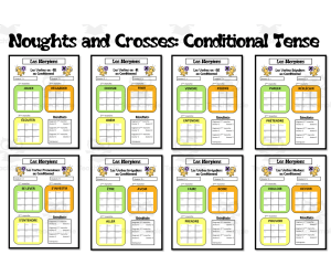 French: Conjugation Game for the Conditional
