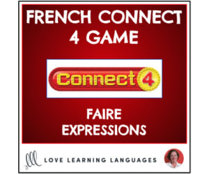 French Connect 4 Game - Faire Expressions
