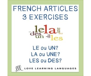 French Definite & Indefinite Articles – Worksheets