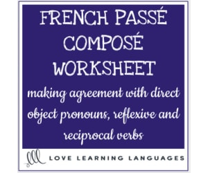 French Direct Objects - Agreement in Passé Composé - Complément d'Object Direct