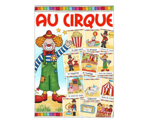 French Flash Cards: au cirque / At the Circus