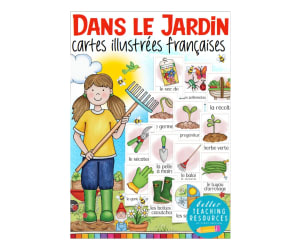 French Flash Cards: Dans Le Jardin / In the Garden