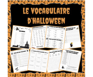 French: Halloween Vocabulary - Activities and Worksheets