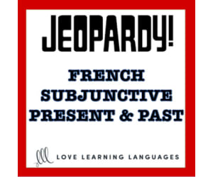 French: Present and Past Subjunctive Jeopardy Game