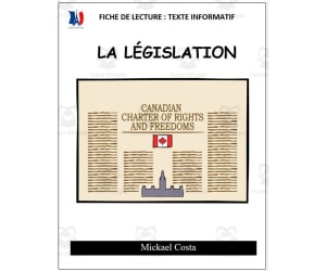 French: Reading comprehension worksheets:  la législation
