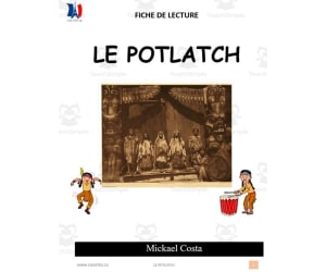 French: Reading comprehension worksheets: le potlatch