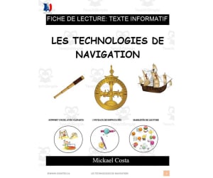 French: Reading comprehension worksheets: Les technologies de navigation des explorateurs
