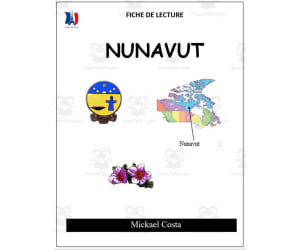 French: Reading comprehension worksheets : Nunavut