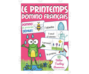 French: Spring Dominoes Game