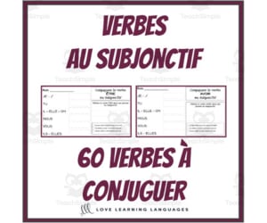 French: Subjunctive Verbs | Conjugation & Writing Practice