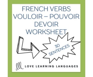 French: Verbs Worksheet