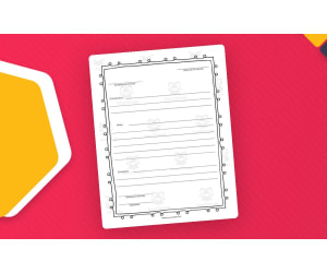 Friendly Letter Writing Template – Print and Practice