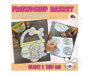 Friendship Basket | Spring Craft Social Skills | Easter SEL Craft