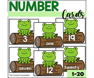 Frog Number Cards