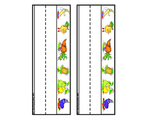 Fruits and Vegetables Desk Name Tags