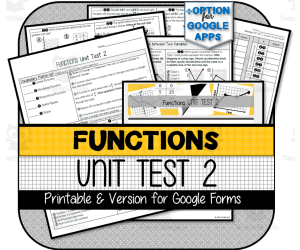 Functions Unit Test 2