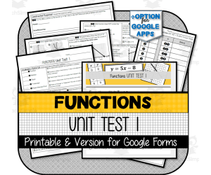 Functions UNIT TEST [Part 1]