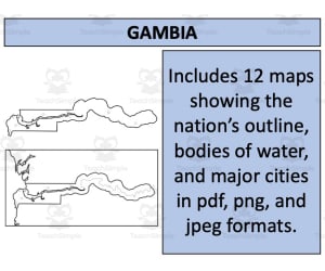 Gambia Map Resources