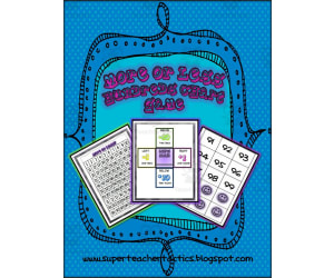 Game: Hundreds Chart & More or Less