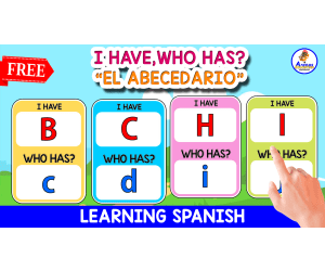 GAME "I HAVE, WHO HAS?" | EL ABECEDARIO