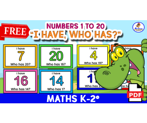 GAME "I HAVE, WHO HAS?" - Numbers 1 to 20