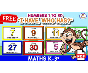 GAME "I HAVE, WHO HAS?" - Numbers 1 to 30