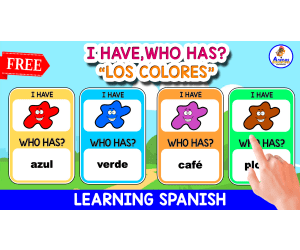 GAME "I HAVE,WHO HAS?" | LOS COLORES EN ESPAÑOL