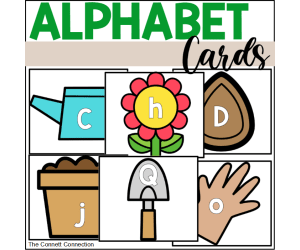 Gardening Alphabet Cards