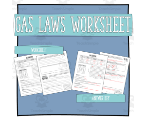 Gas Behavior Worksheet