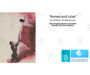 GCSE English Literature: The Complete Romeo and Juliet (12x2 hour lessons)