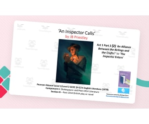 GCSE Literature: (2) ‘An Inspector Calls’ Act 1 Part 2 (‘Birling/Croft Alliance’ to ‘Enter Inspector’)