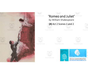 GCSE Literature: (4) Romeo and Juliet Act 2 Scenes 1 and 2