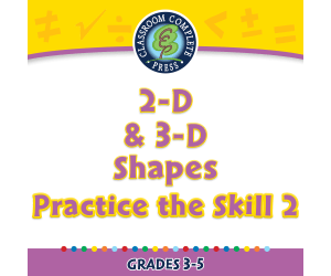 Geometry: 2-D & 3-D Shapes - Practice the Skill 2 - FLASH-MAC