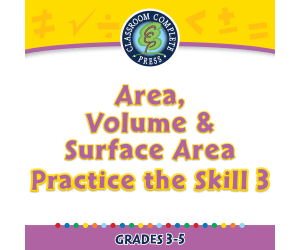 Geometry: Area, Volume & Surface Area - Practice the Skill 3 - FLASH-MAC