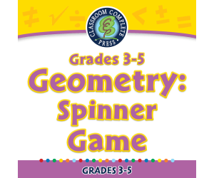 Geometry: Spinner Game for 3rd-5th - MAC Software