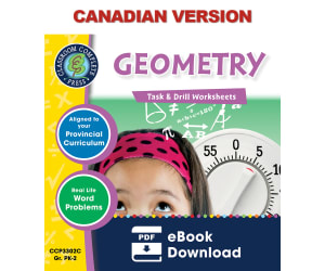 Geometry - Task & Drill Sheets Gr. PK-2 - Canadian Content