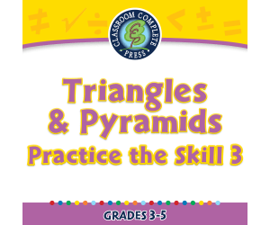 Geometry: Triangles & Pyramids - Practice the Skill 3 - FLASH-MAC