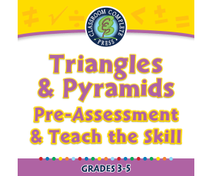 Geometry: Triangles & Pyramids - Pre-Assessment & Teach the Skill - FLASH-MAC