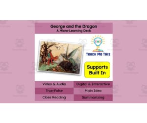 George and the Dragon: A Micro-Learning Deck | Reading Activities