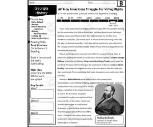 Georgia Reconstruction Reading Packet